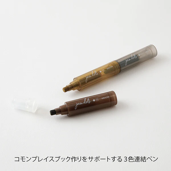 Midori Joined Dots Pen - Mocha - Image 3