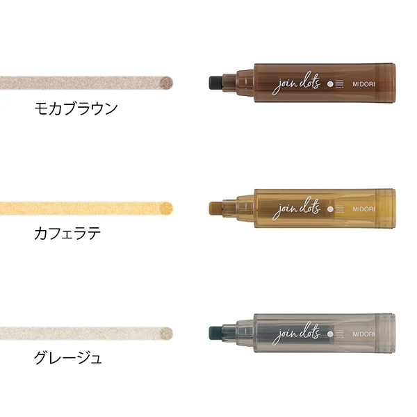 Midori Joined Dots Pen - Mocha - Image 4