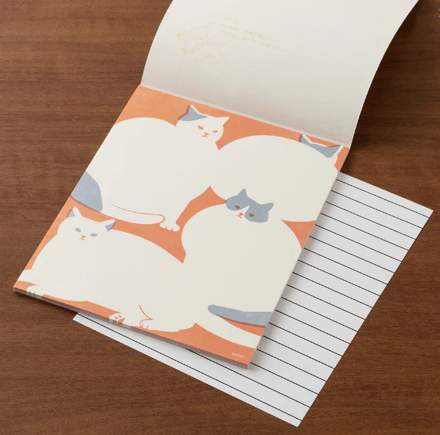 Midori Kimagure Cat Letter Pad - Image 2