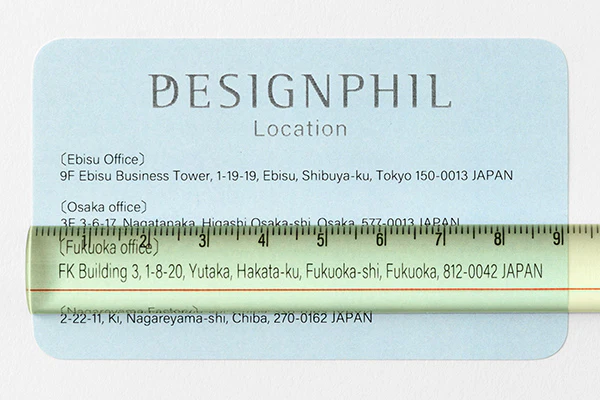 Midori Lens Ruler - Yellow - Image 3