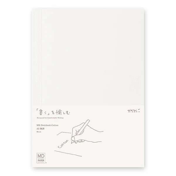Midori MD A5 Cotton Notebook - Blank