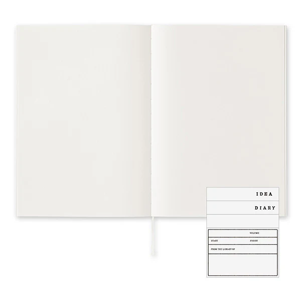 Midori MD A5 Cotton Notebook - Blank - Image 3
