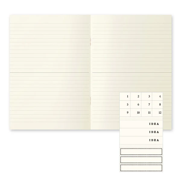 Midori MD A5 Notebook Light- Lined- 3 pack - Image 2