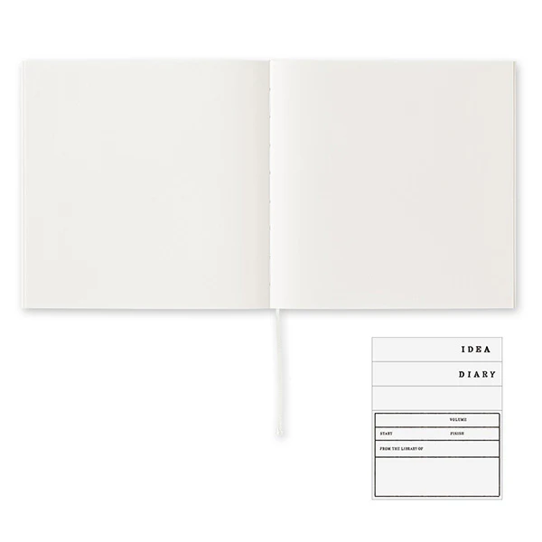 Midori MD A5 Square Cotton notebook - Blank - Image 3