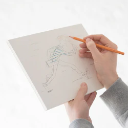 Midori MD A4 Cotton Paper Pad- Blank - Image 4