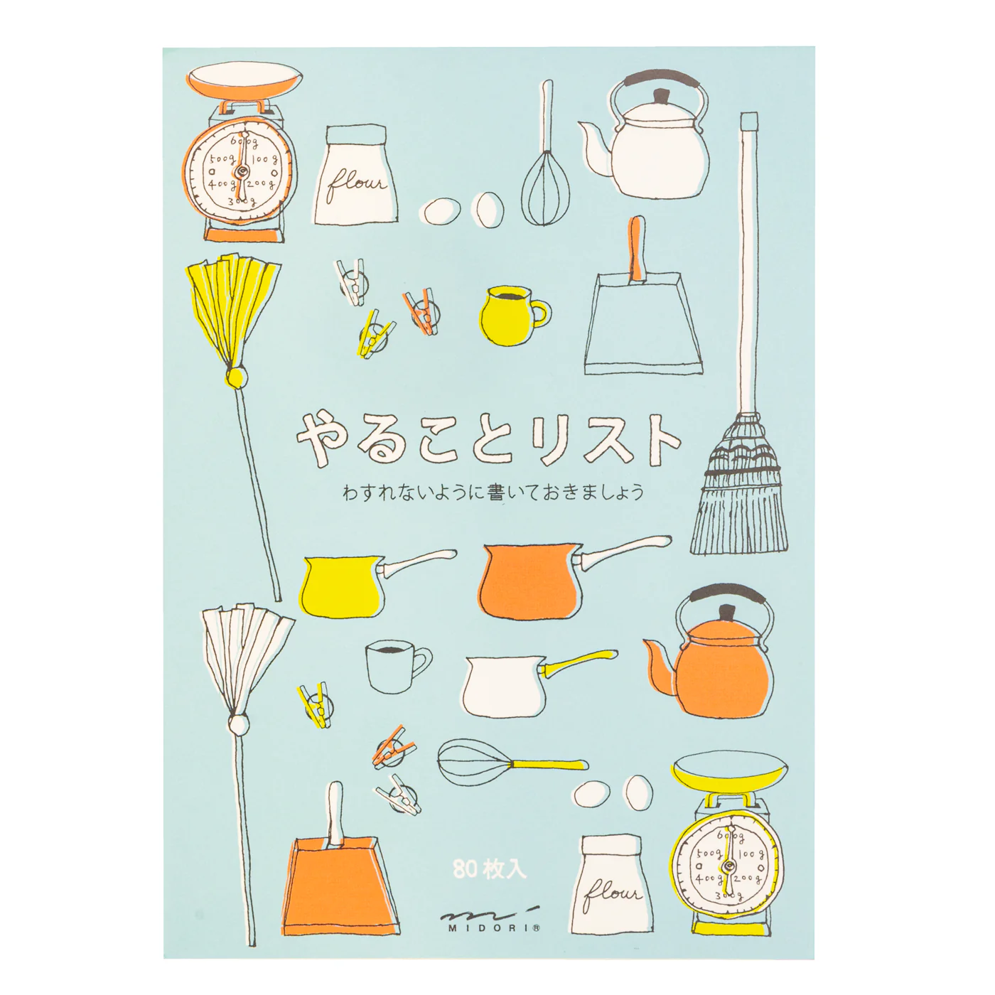 Midori Memo Pad - To Do List Household Items