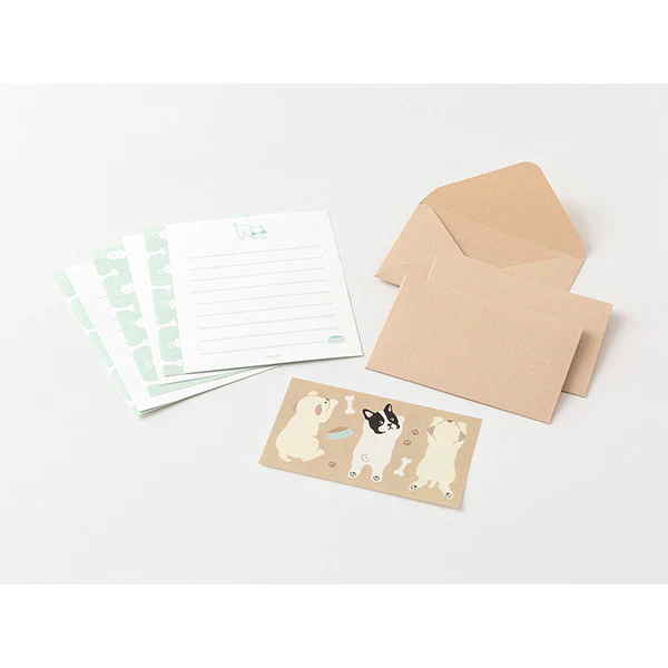 Midori Mini Letter Set - Hungry Dog - Image 2