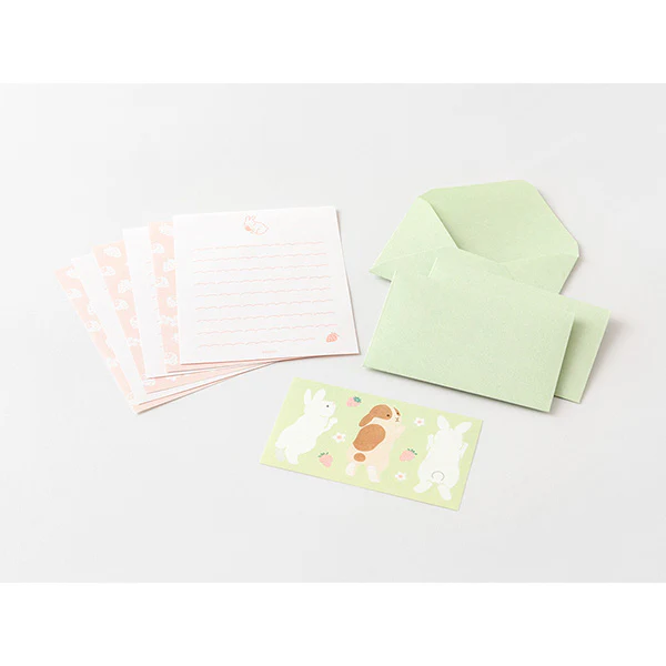 Midori Mini Letter Set - Hungry Rabbit - Image 2