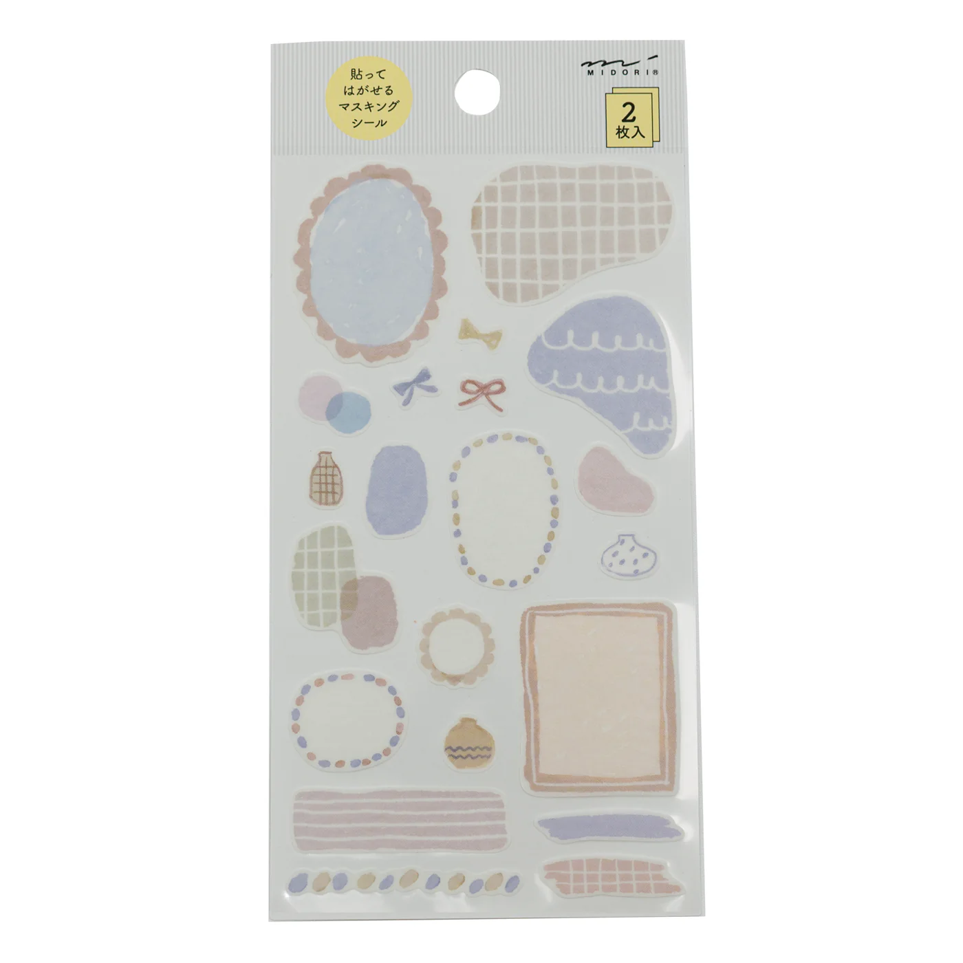 Midori Notebook Stickers - Flower - Image 3