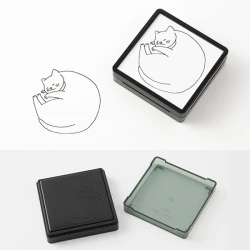 Midori Paintable Stamp - Cats - Image 2