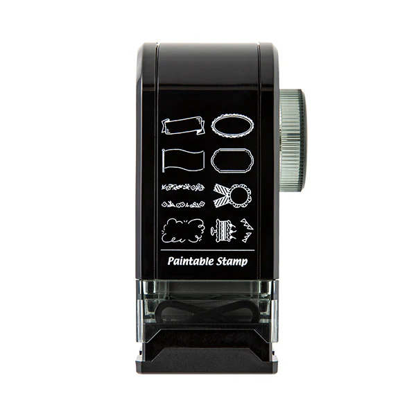 Midori Paintable Rotating Stamp - Self Inking - Dial Decorative Pattern - Image 3