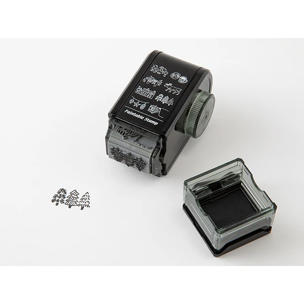 Midori Paintable Rotating Stamp - Self Inking - Dial Nordic Pattern - Image 3