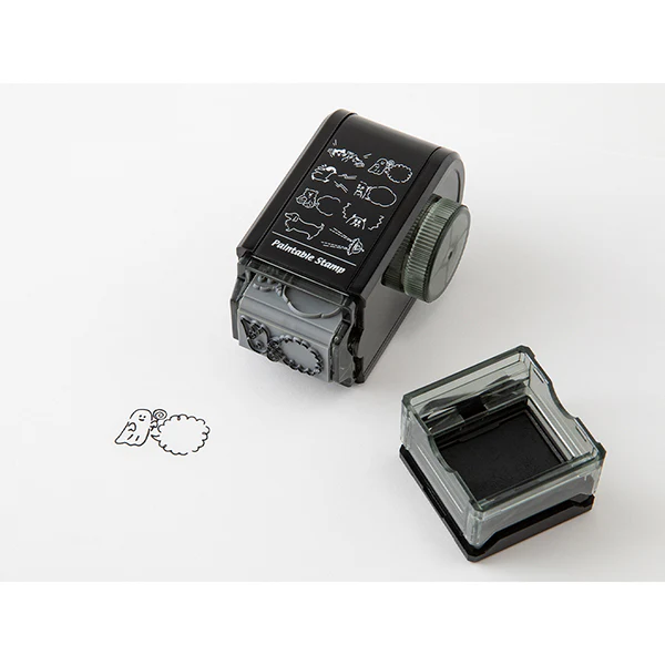 Midori Paintable Rotating Stamp - Self Inking - Dial Speech Bubble - Image 3