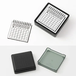 Midori Paintable Stamp - Pre Inked - Calendar - Image 4