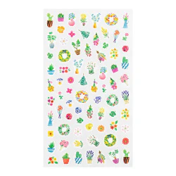 Midori Planner/Diary Stickers - Floral pattern - Image 2