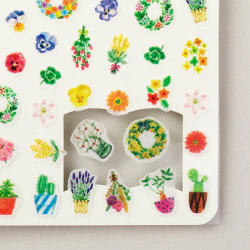 Midori Planner/Diary Stickers - Floral pattern - Image 3