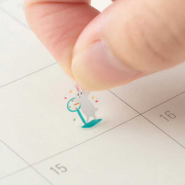Midori Planner Stickers - Achievement Diet Animals - Image 3