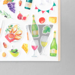 Midori Planner Stickers- Marche Wine Pattern - Image 3