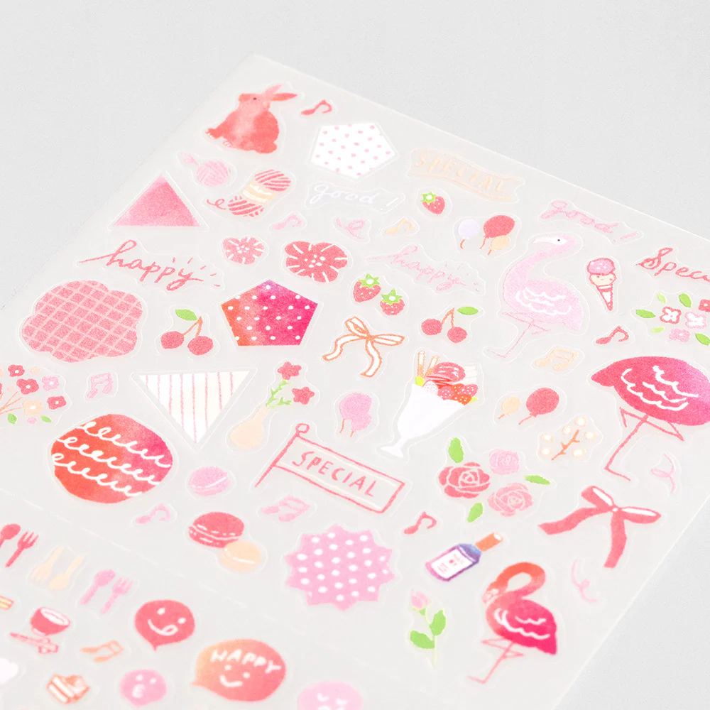 Midori Planner Stickers- Pink - Image 3
