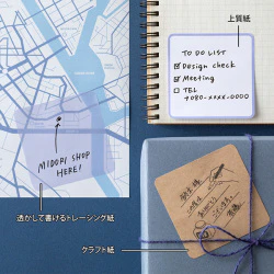 Midori Selectable Sticky Notes- Blue - Image 3