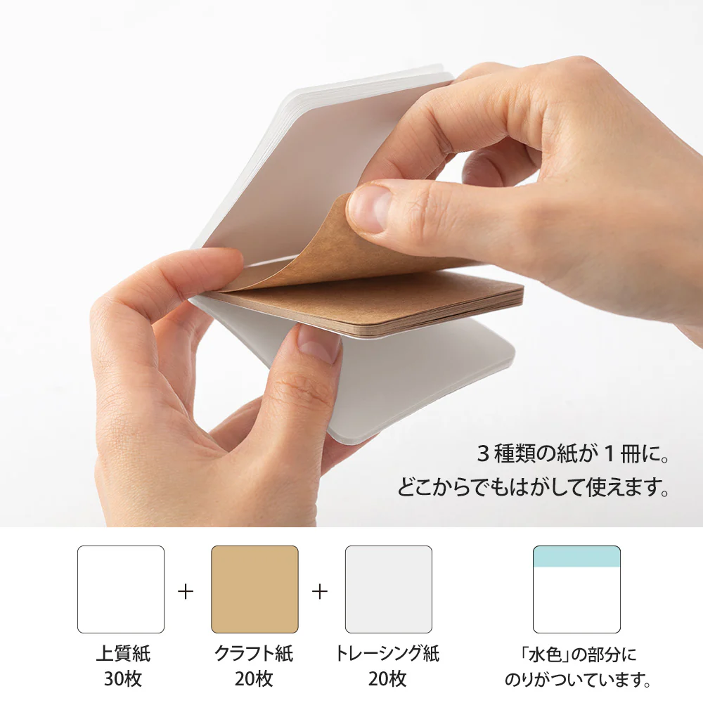 Midori Selectable Sticky Notes- Plain - Image 3