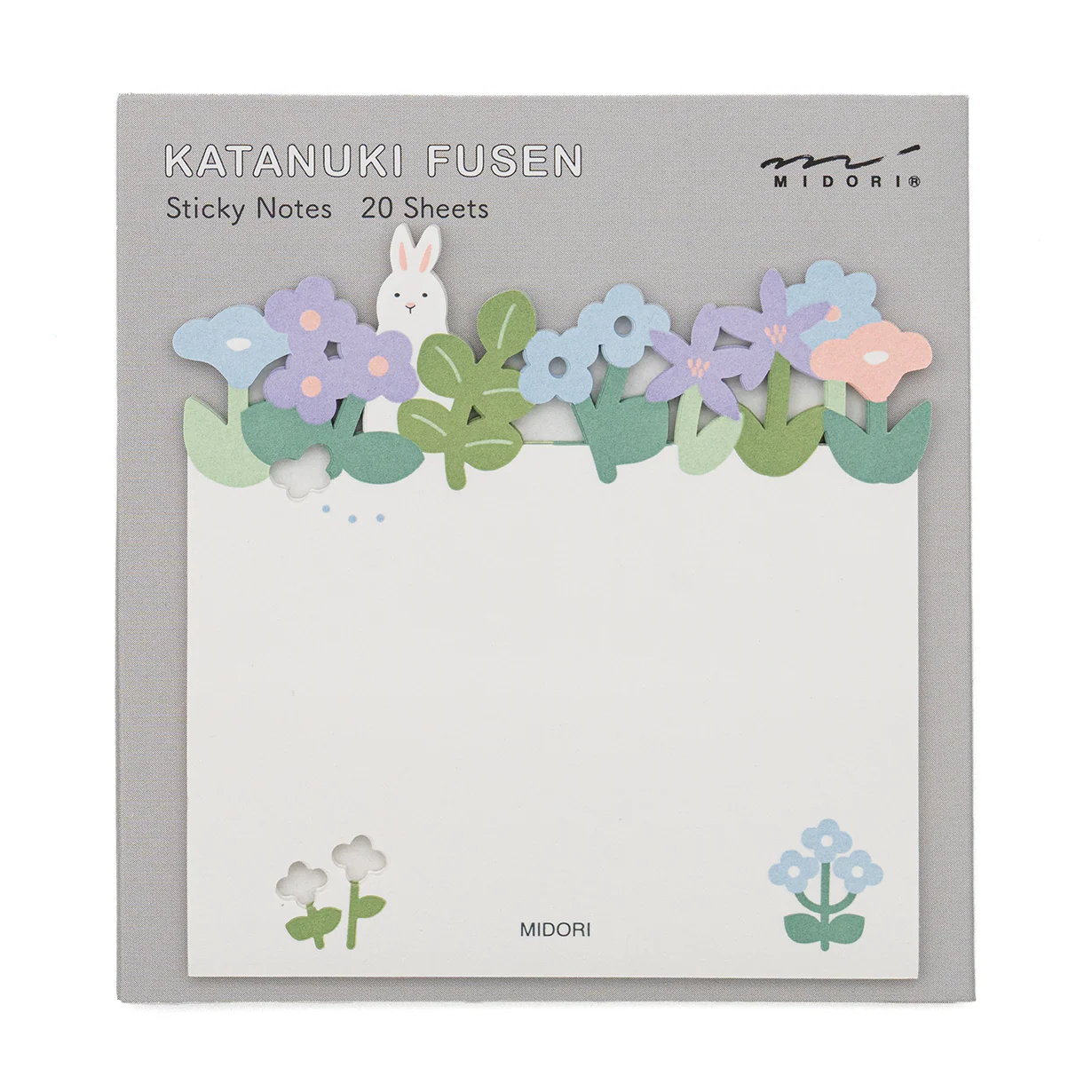 Midori Sticky Note Die cutting - Flower Garden
