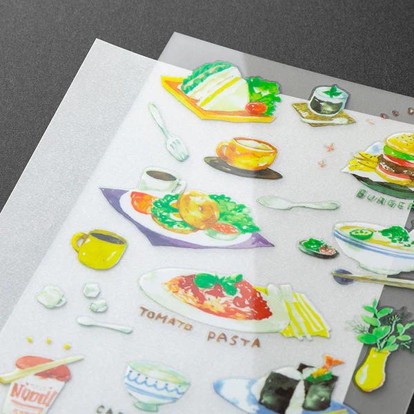 Midori Transfer Stationery Stickers - Lunch - Image 3
