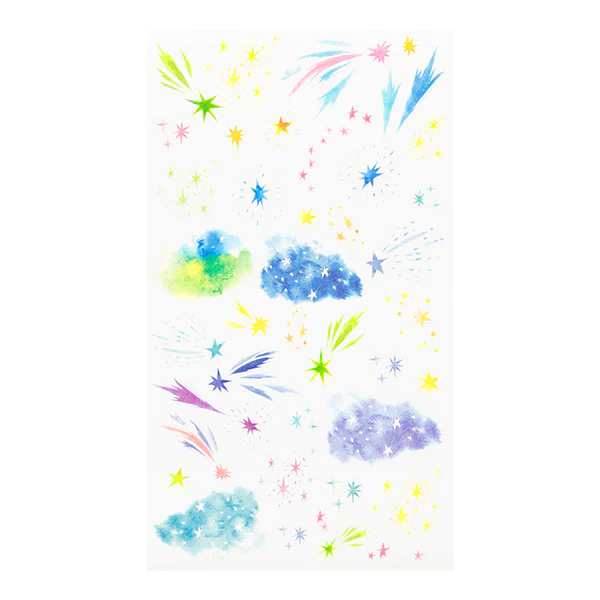Midori Transfer Stationery Stickers - Starry Sky - Image 2