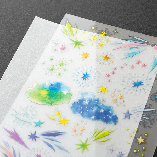 Midori Transfer Stationery Stickers - Starry Sky - Image 3