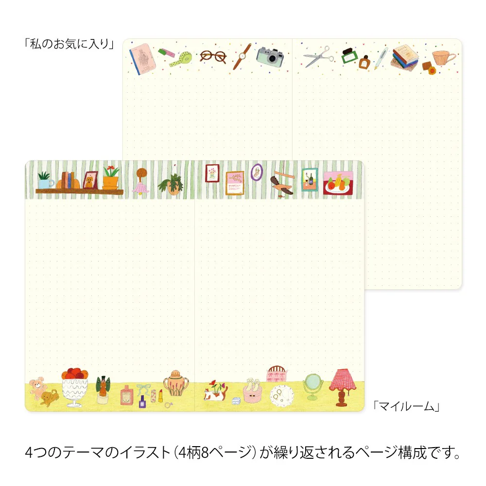 Midori Yuru Log Notebook B6 - My Life - Image 6