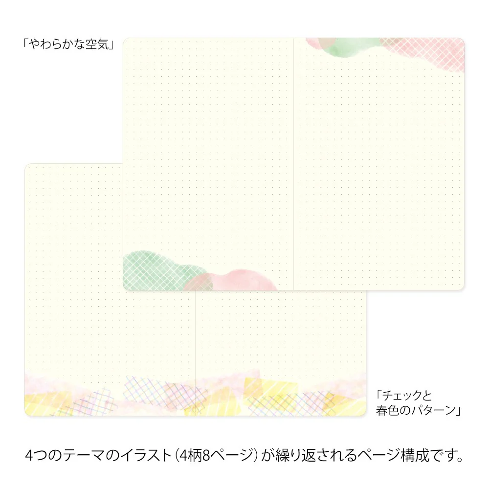 Midori Yuru Log Notebook B6 - Watercolor - Image 5