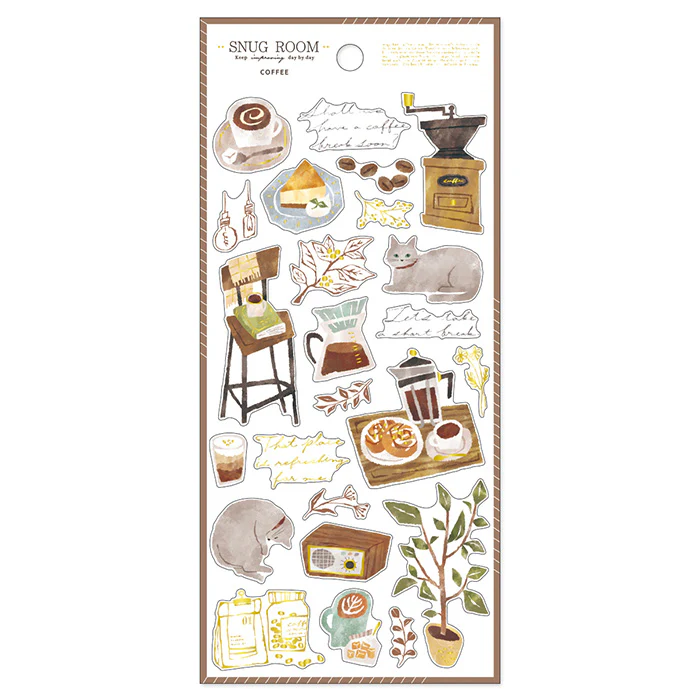 Mind Wave Stickers- Coffee
