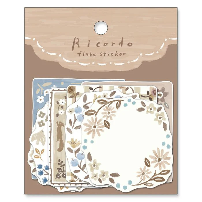 Mind Wave Stickers - Ricordo Flake Brown Sticker