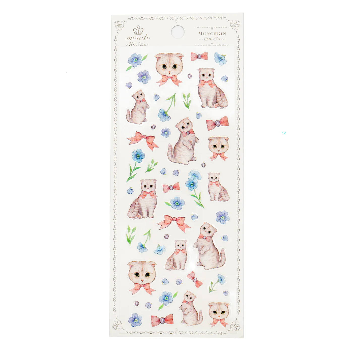 Miki Takei Mondo - Munchkin Sticker Sheet
