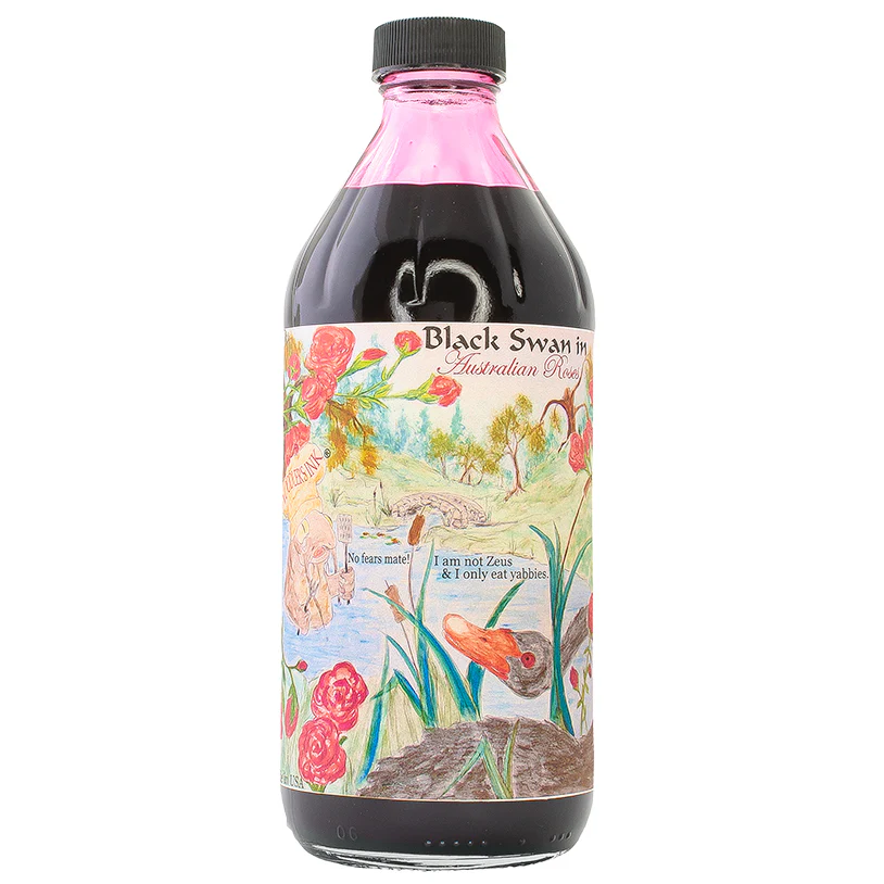 Noodler's Black Swan in Australian Roses - Image 3