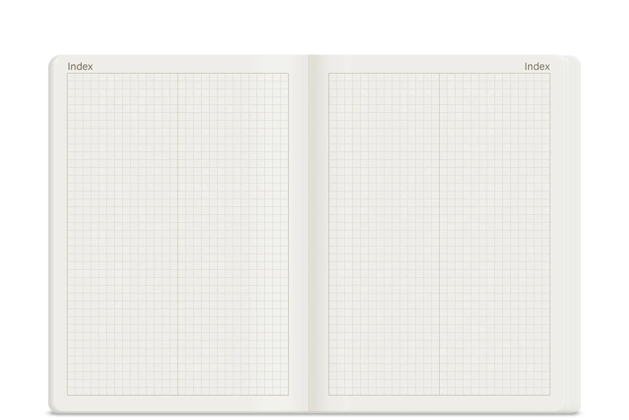 Wonderland222 Notebook B6 Grid 368 Page - Fiddlehead - Image 3