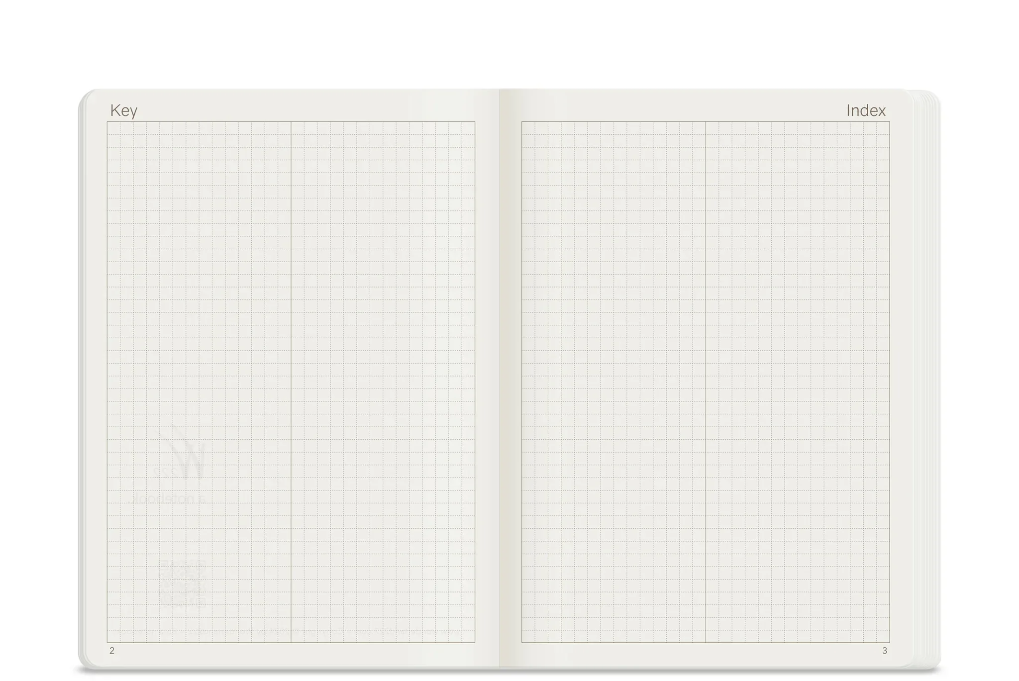Wonderland222 Notebook B6 Grid 368 Page - Fiddlehead - Image 4