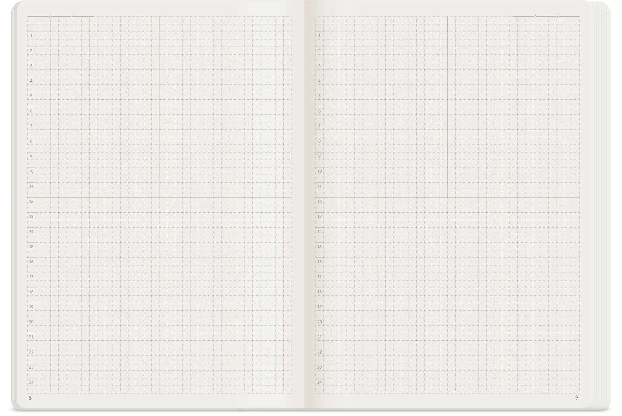 Wonderland222 Notebook B6 Grid 192 Page - Fiddlehead - Image 3