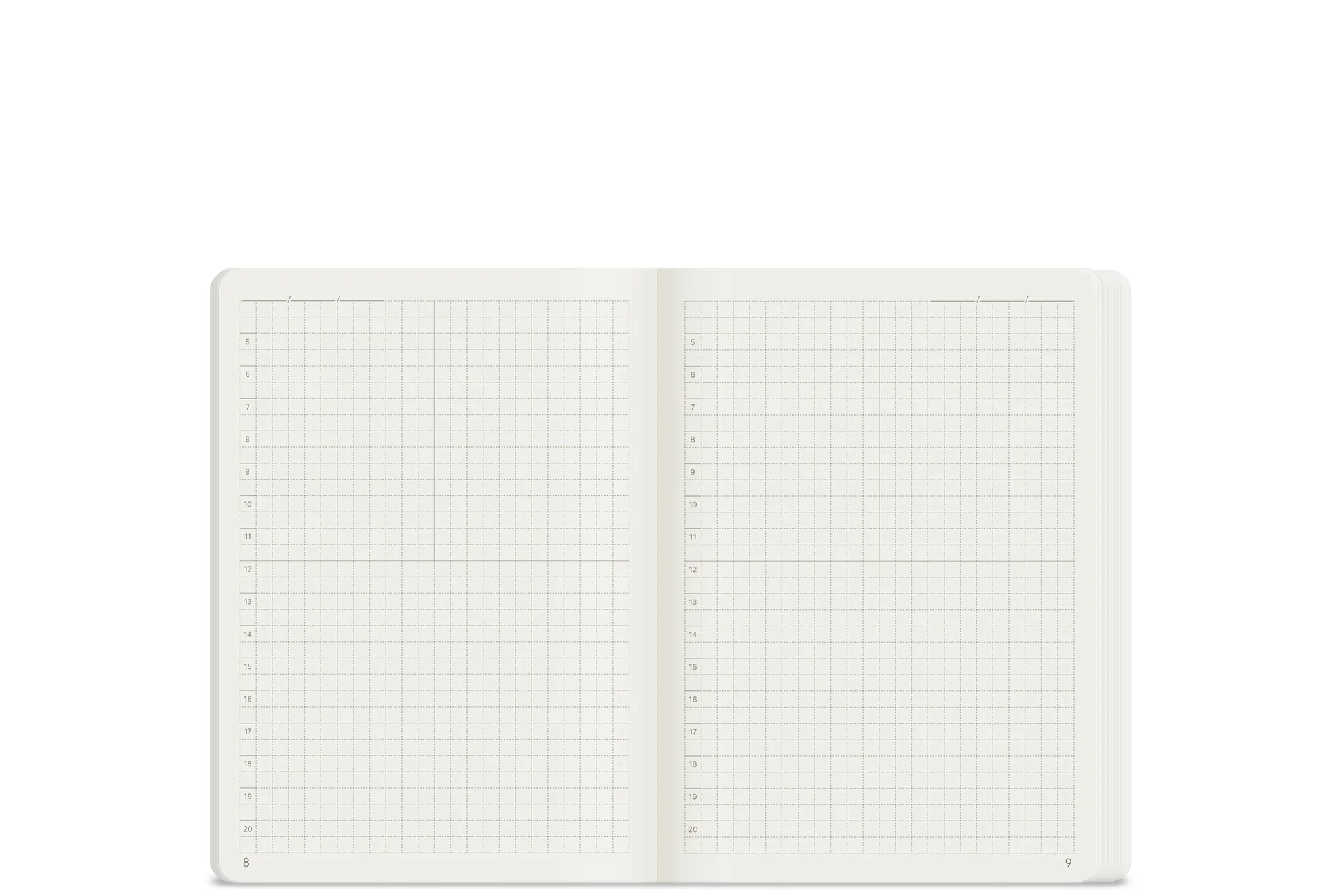 Wonderland222 Notebook A6 Grid 368 Page - Fiddlehead - Image 2