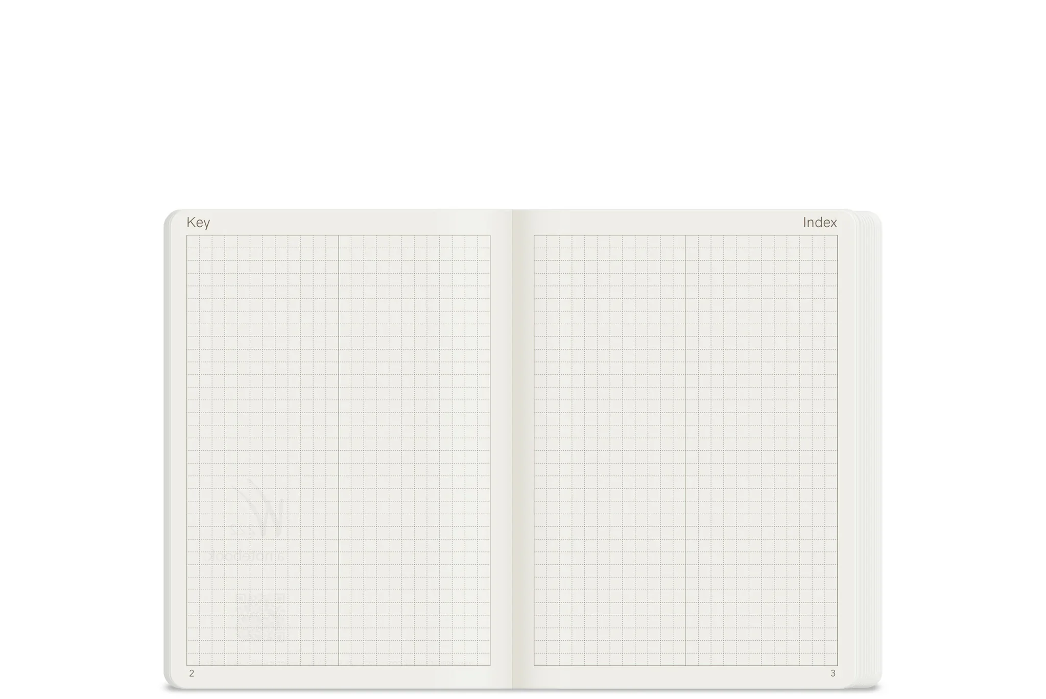 Wonderland222 Notebook A6 Grid 368 Page - Fiddlehead - Image 3