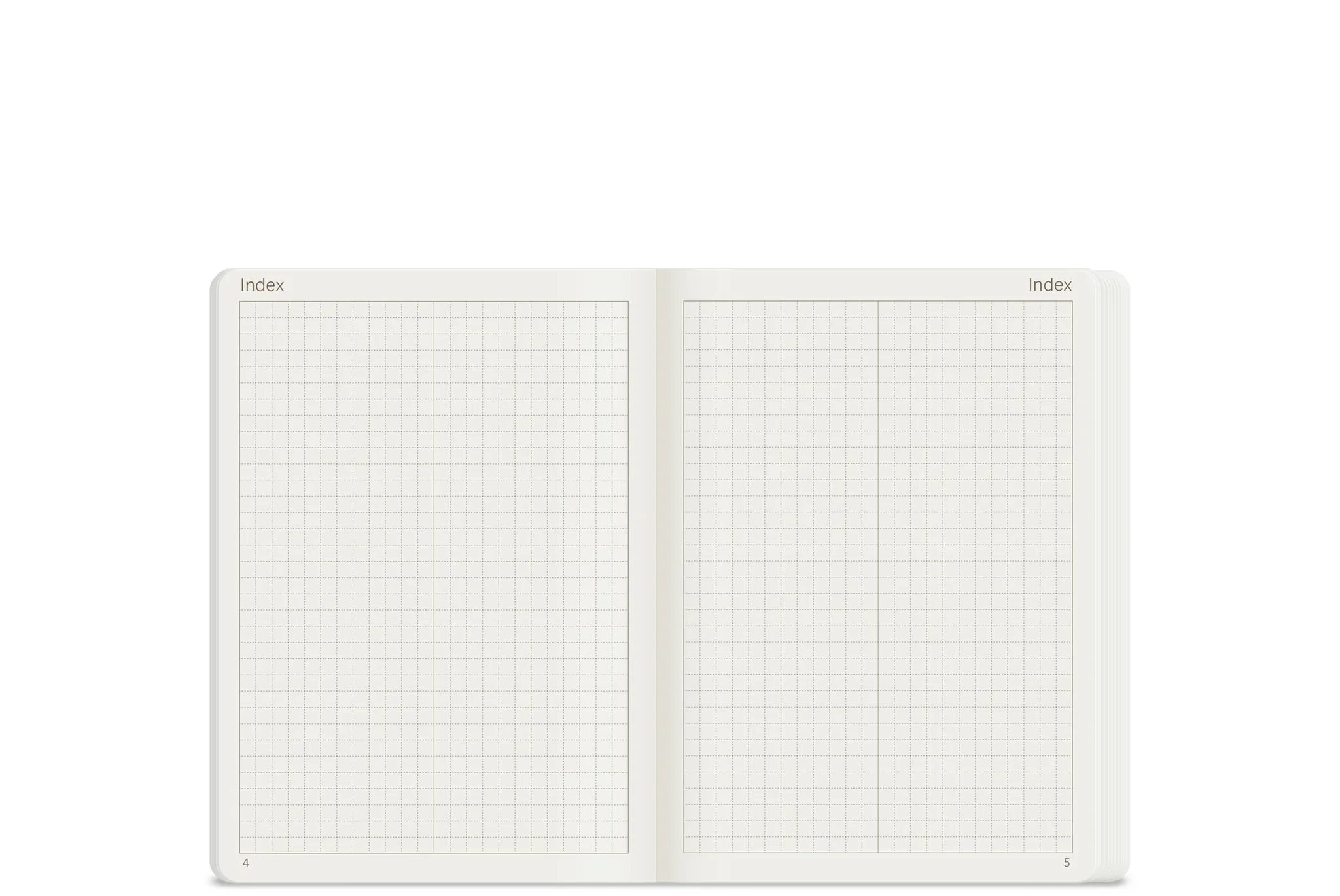 Wonderland222 Notebook A6 Grid 368 Page - Fiddlehead - Image 4