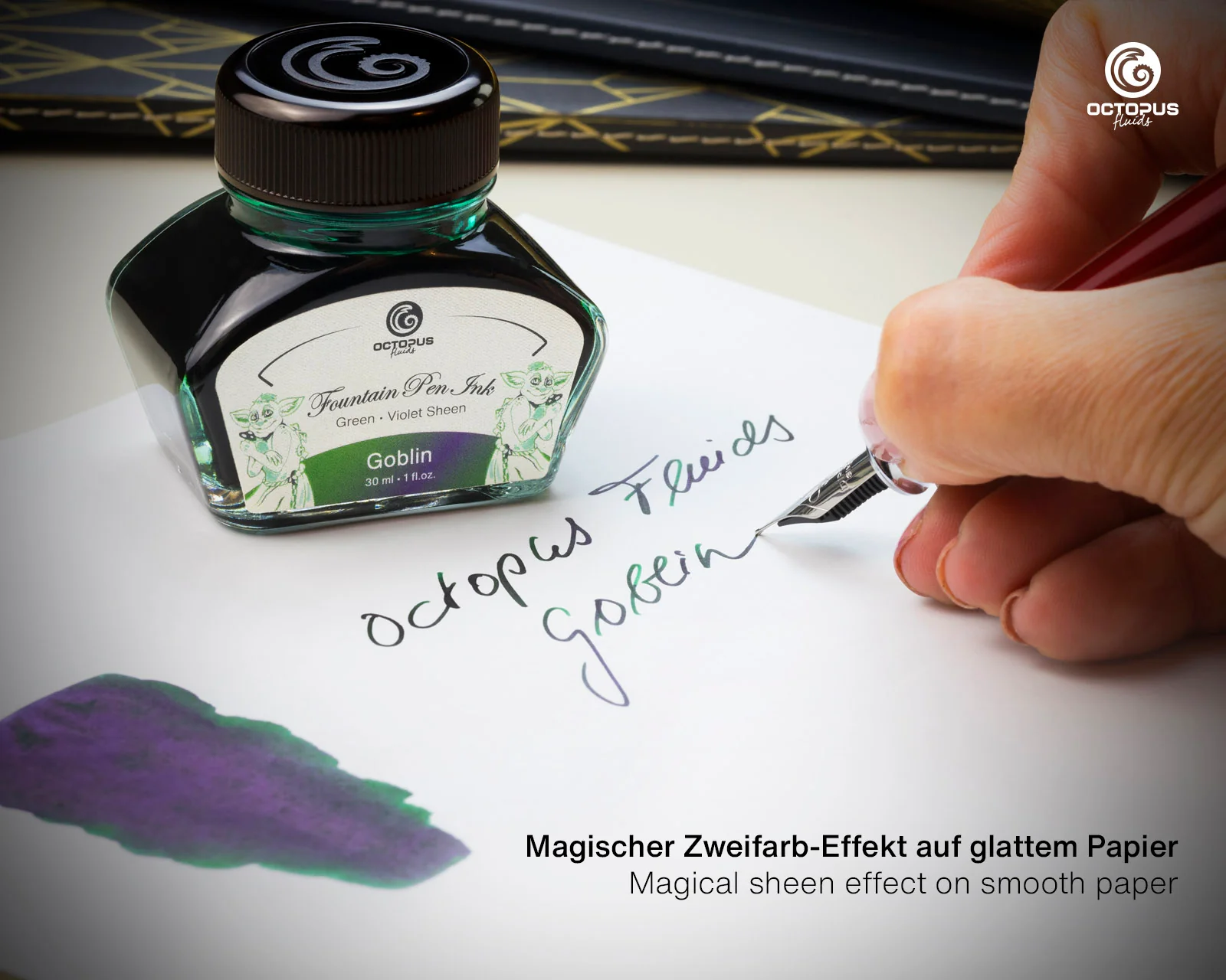 Octopus Sheening Ink- Goblin Green - Image 3