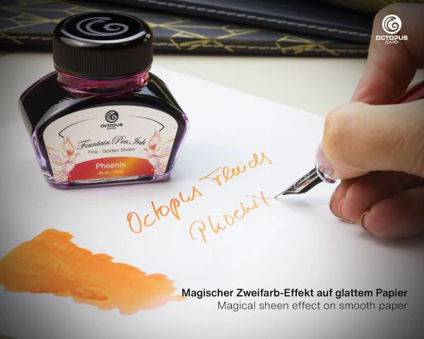 Octopus Sheening Ink- Orange Phoenix - Image 3