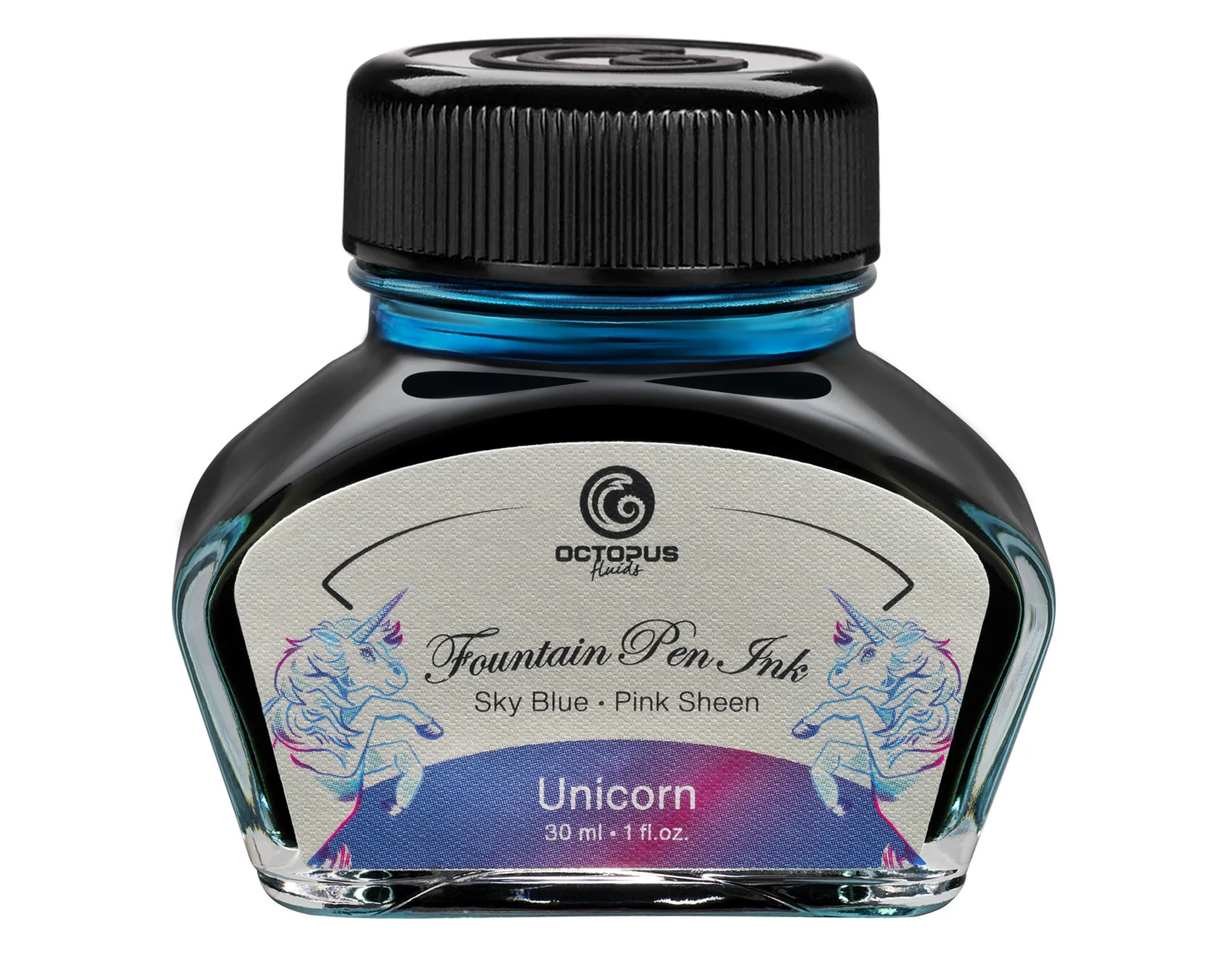 Octopus Sheening Ink- Unicorn Blue - Image 2