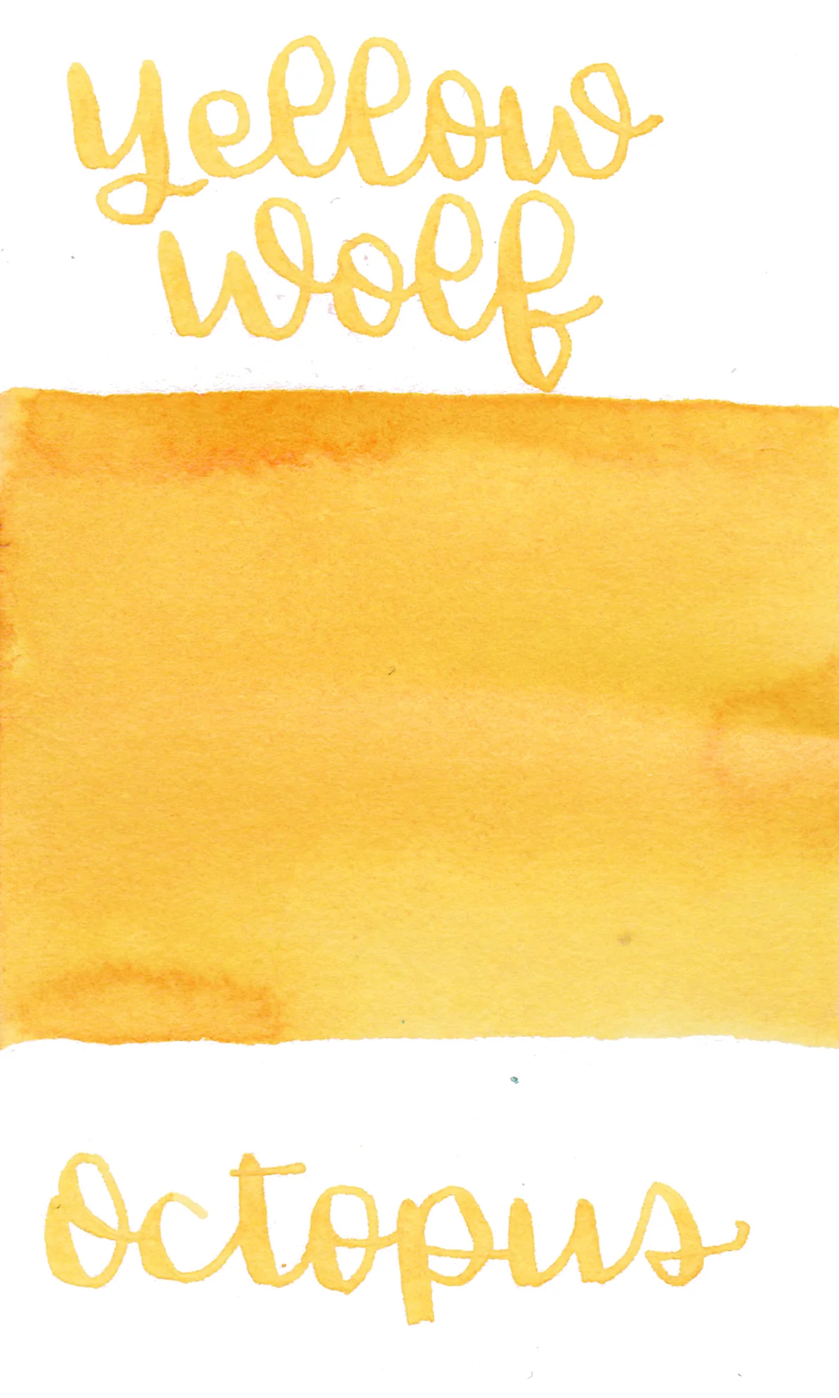 Octopus Write and Draw Ink 382 Yellow Wolf