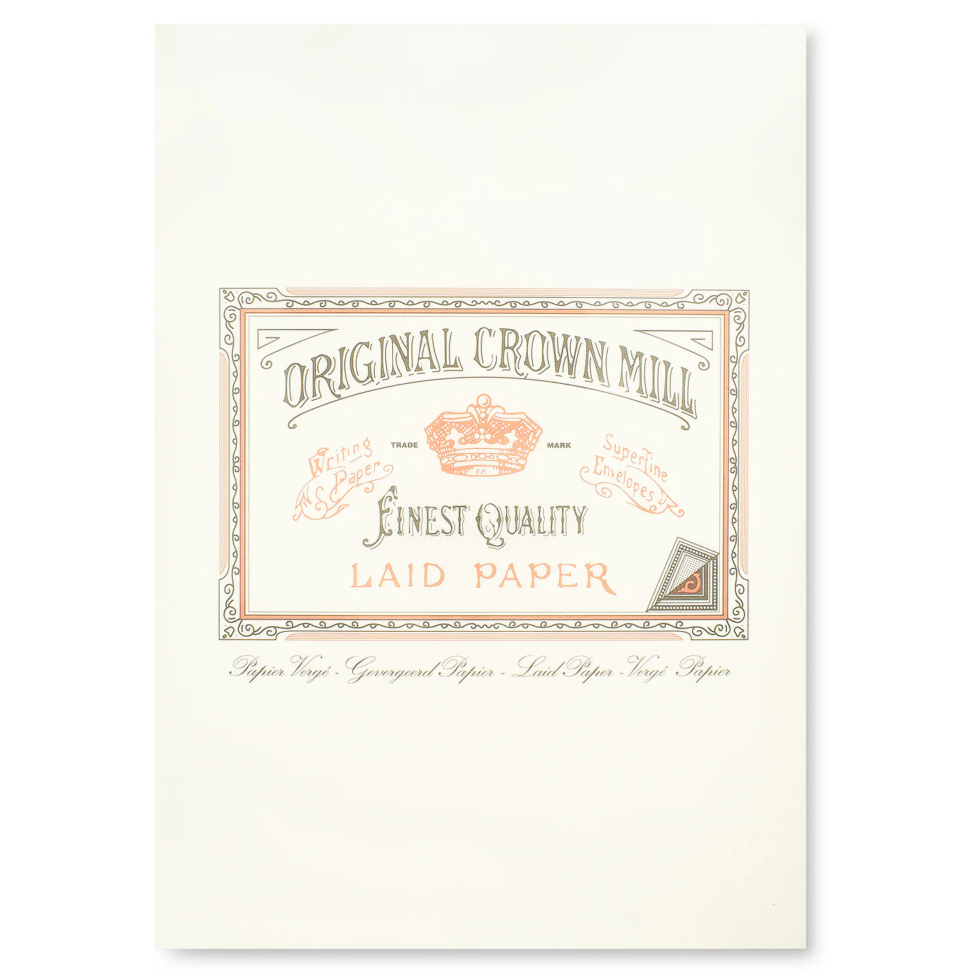 Original Crown Mill A5 Classic Laid Paper - Image 2