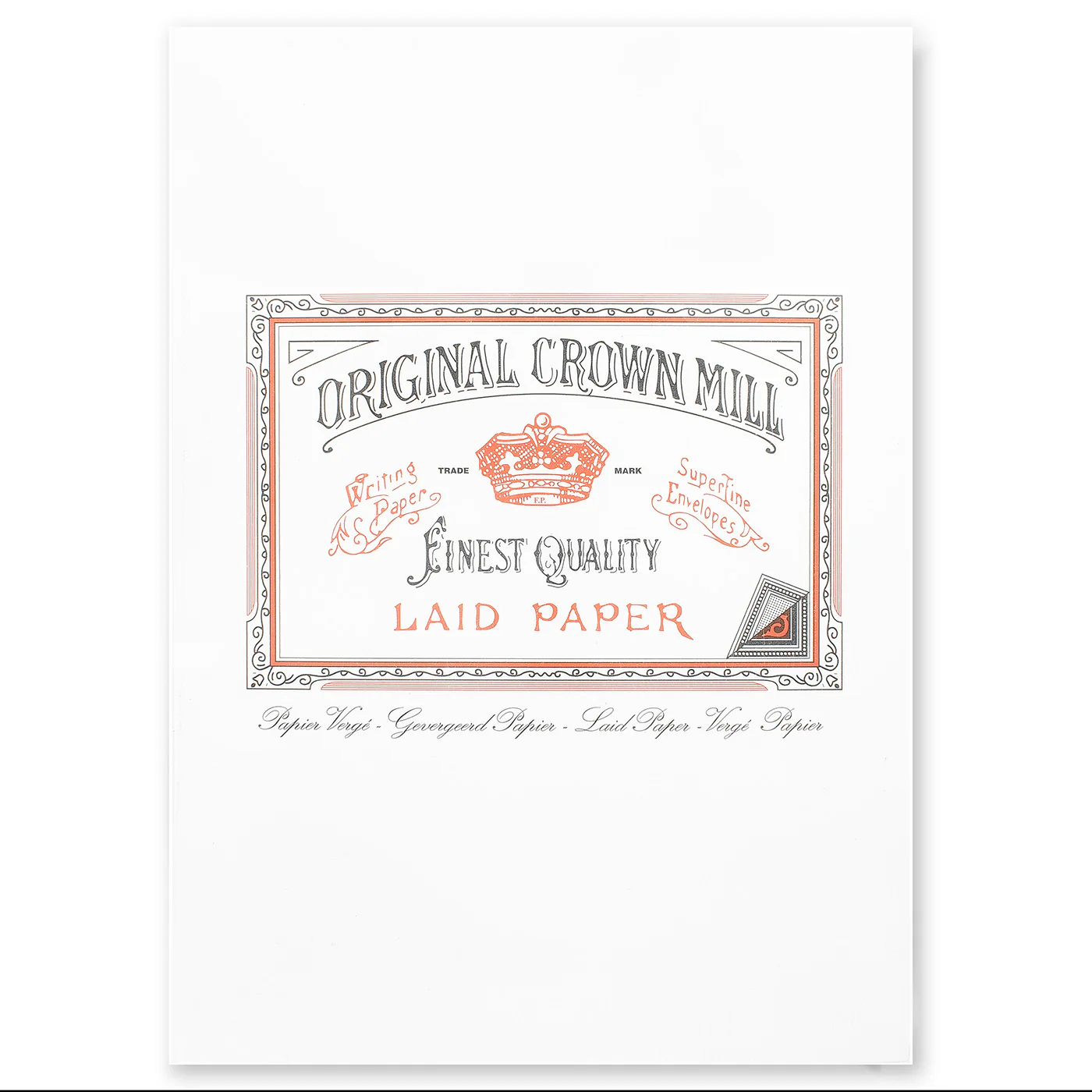 Original Crown Mill A5 Classic Laid Paper - Image 3