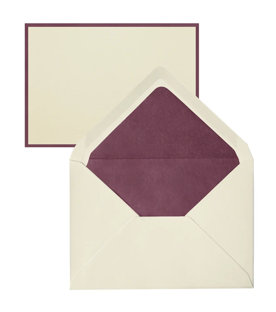 Original Crown Mill "Bi-Color" Notecard Box 4" x 6" - Image 7