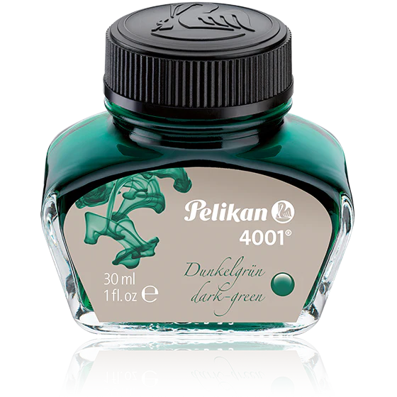 Pelikan 4001 Dunkelgrün/Dark Green Ink - Image 3