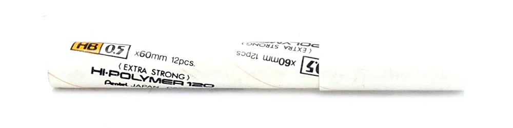 Pentel Hi-Polymer 120 Pencil Lead 0.5mm - Image 3